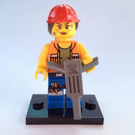 LEGO MINIFIGS LEGO MOVIE Gail the Construction Worker 2014